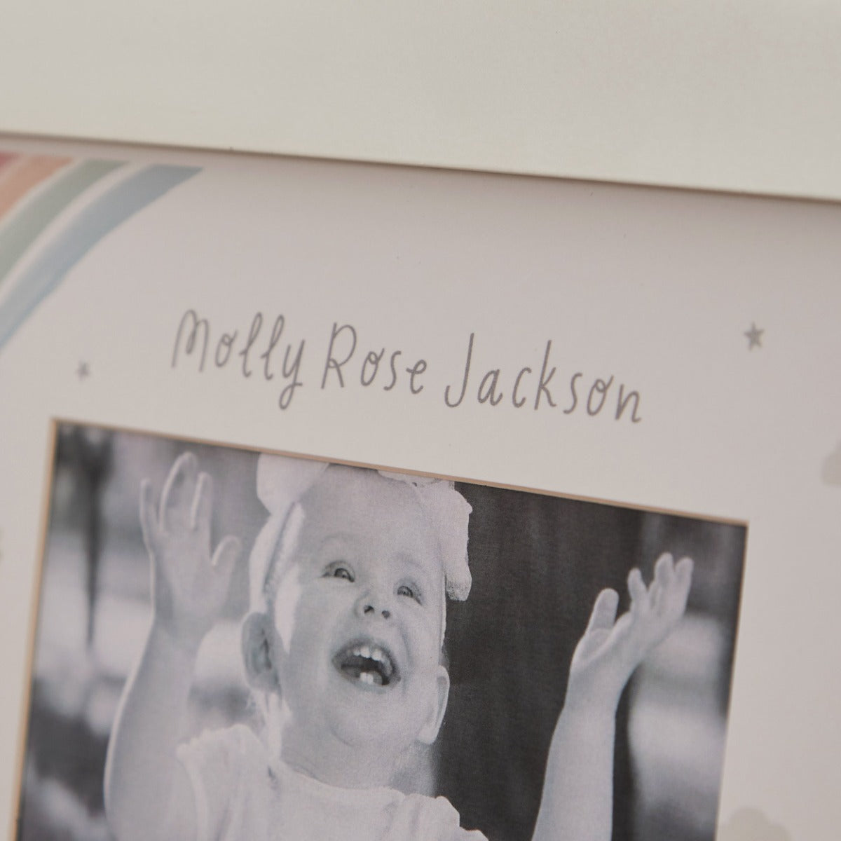 Personalised Noah's Ark Christening Photo Frame