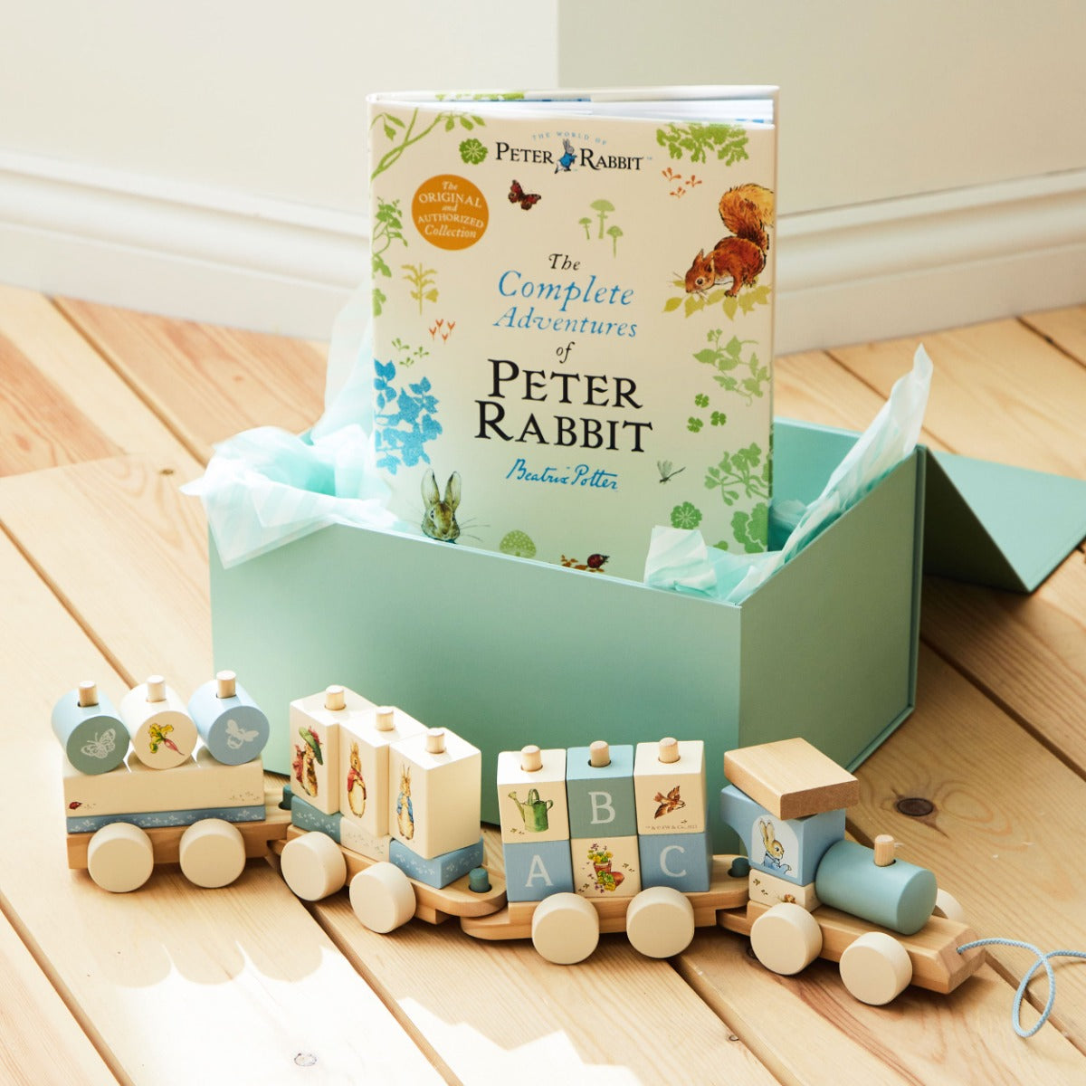 Personalised Peter Rabbit Read & Play Gift Set