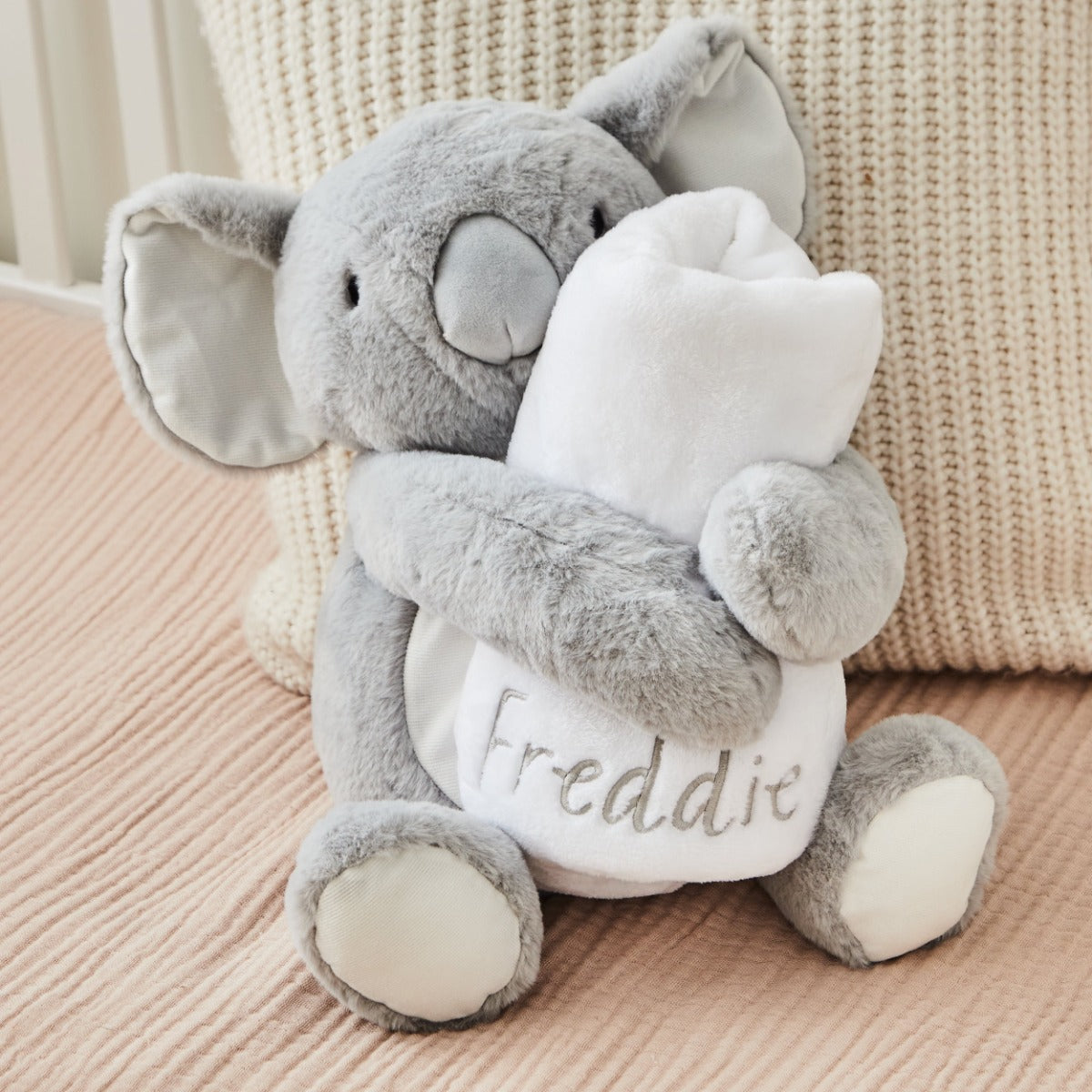 Personalised Koala and Blanket Bedtime Set