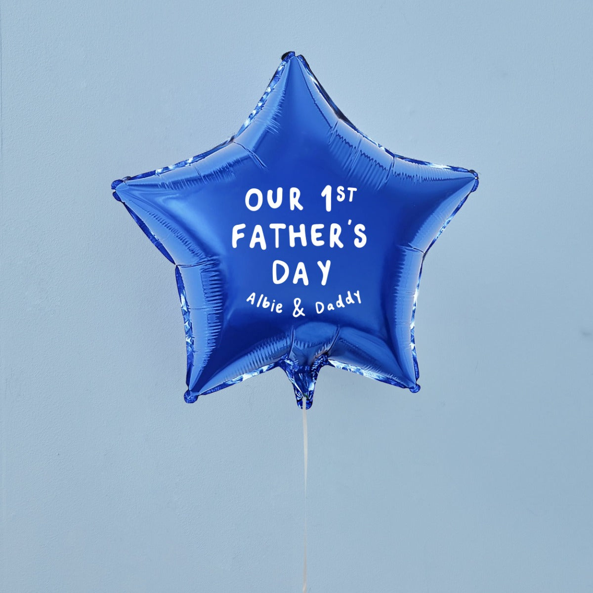 Personalised Our 1st Father's Day Balloon