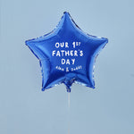 Personalised Our 1st Father's Day Balloon