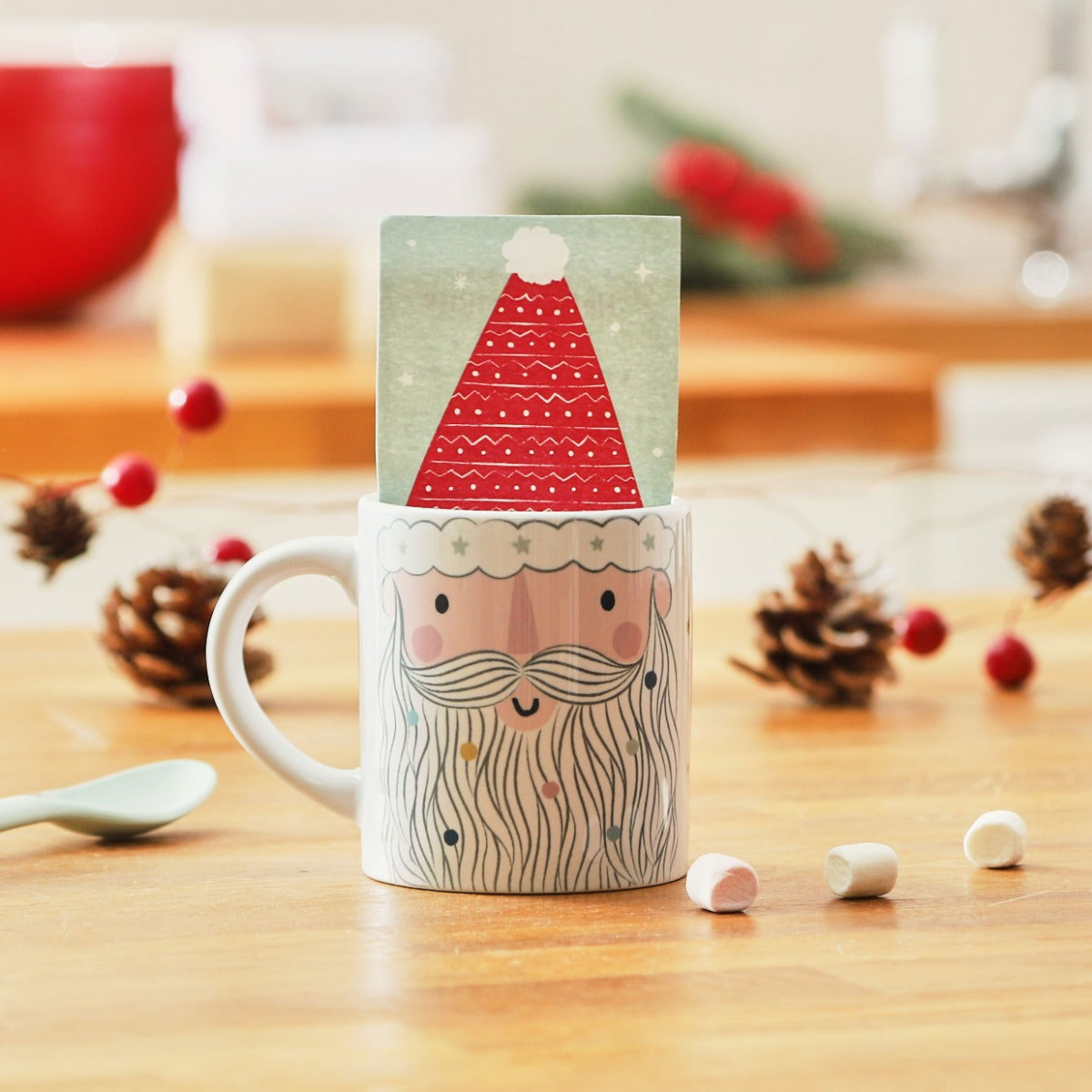 Personalised Santa’s Hot Chocolate Recipe & Mini Mug Set