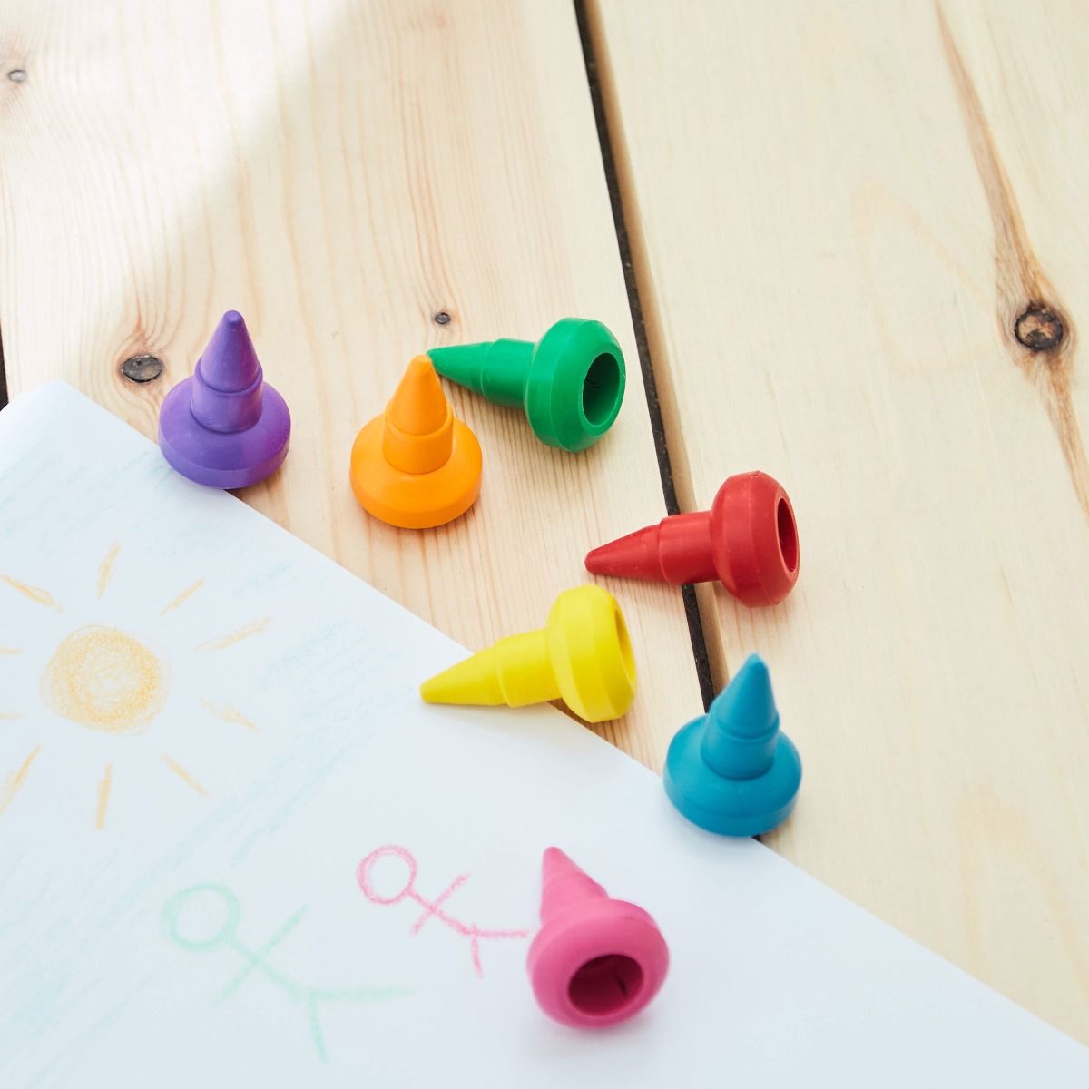 Easy Grip Stackable Crayons