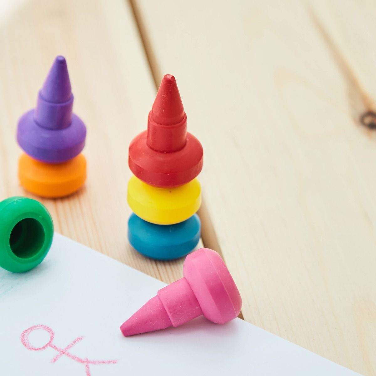 Easy Grip Stackable Crayons