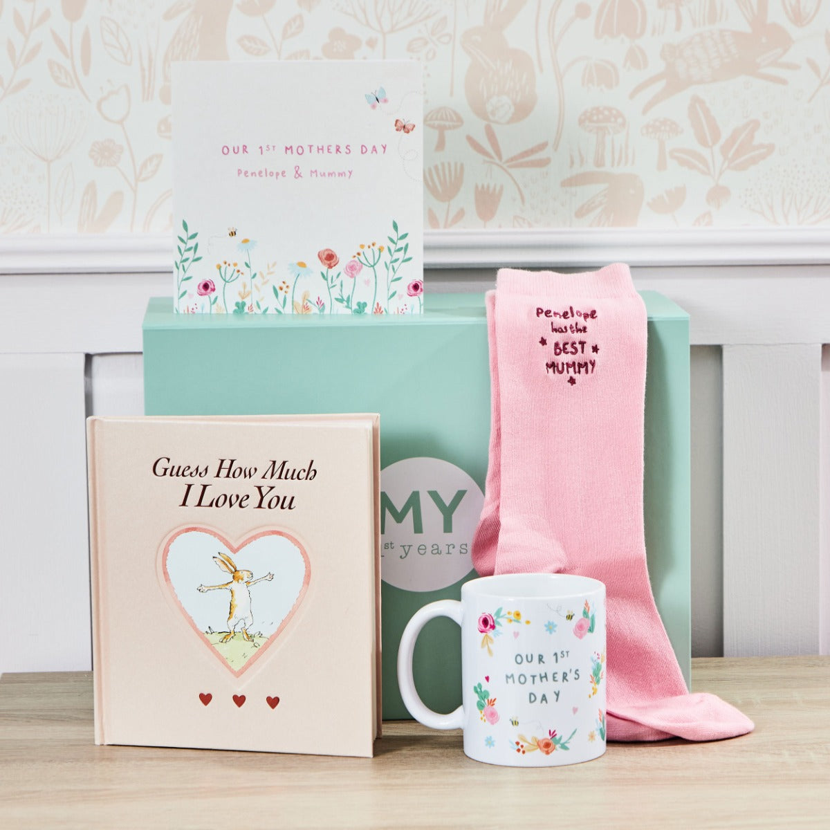 Personalised Mother's Day Socks & Book Gift Set
