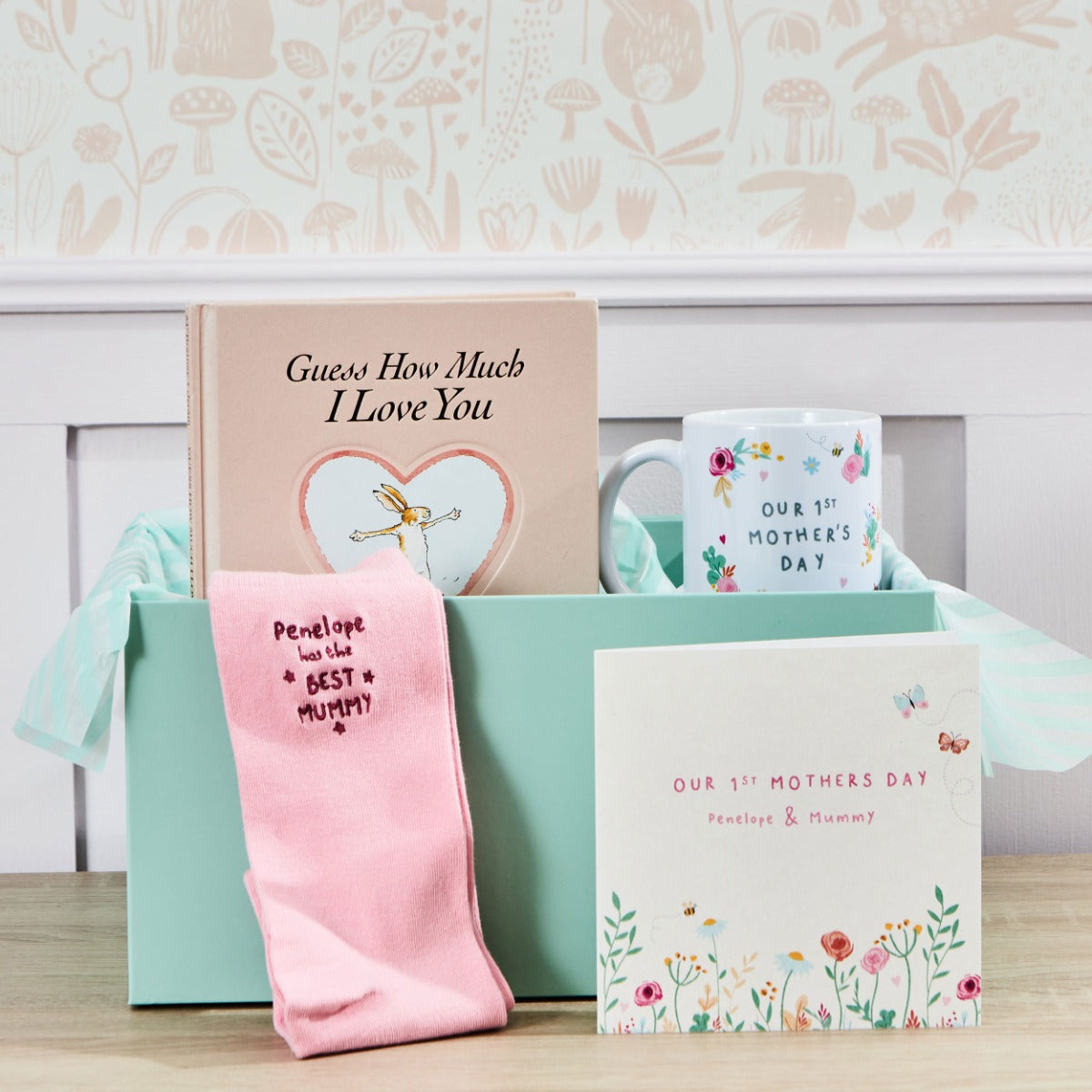 Personalised Mother's Day Socks & Book Gift Set