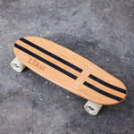 Personalised Navy Banwood Skateboard and Helmet Set