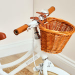 Personalised White Banwood Classic Bicycle and Helmet