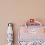 Just Bee Kids Retro Floral Backpack and Water Bottle Set