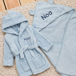 Personalised Blue Towel Gift Set 