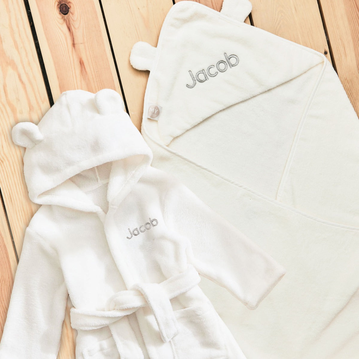 Personalised Ivory Towel Gift Set 