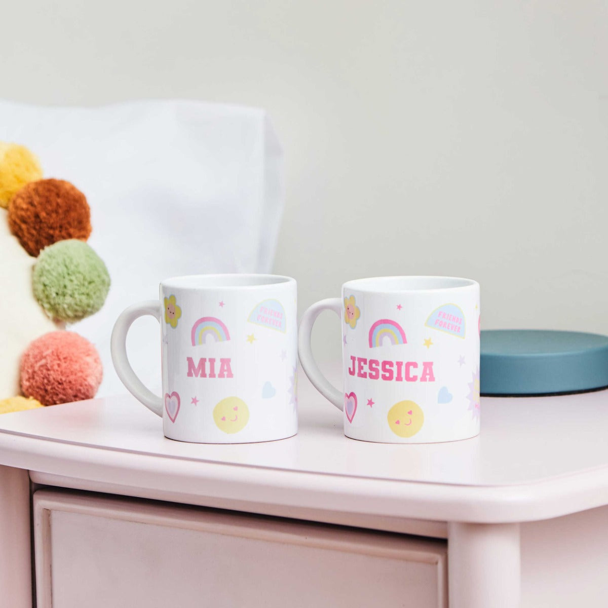 Personalised Best Friends Mix & Match Mini Mug Set