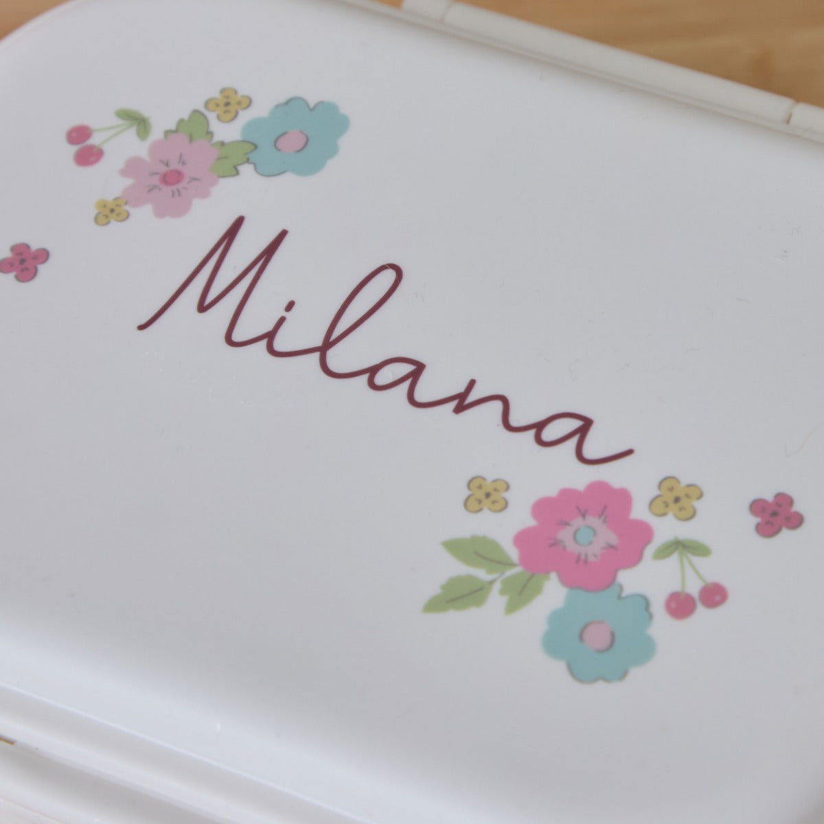Personalised Cottage Ditsy Floral Print Lunchbox