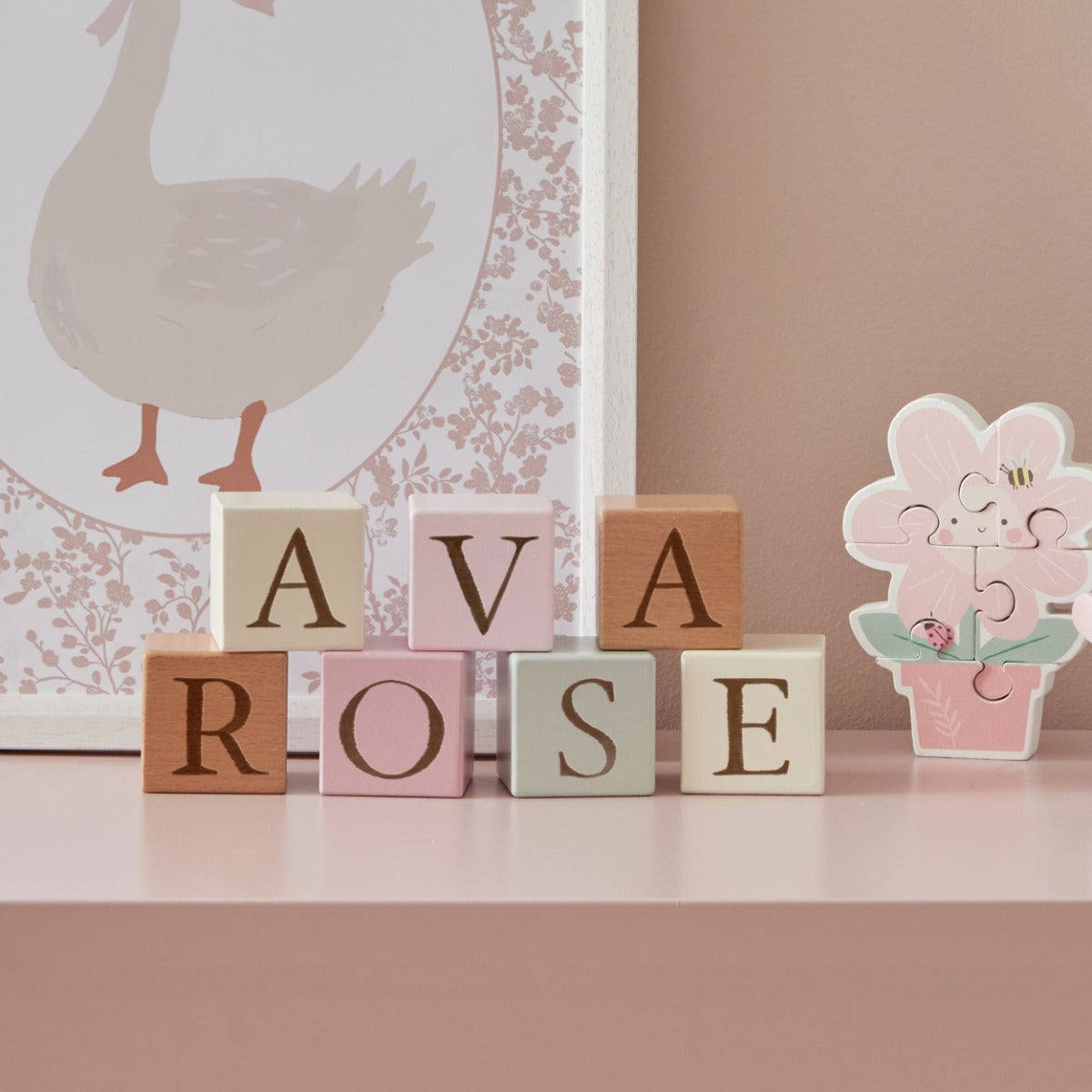 Personalised Baby Name Blocks 