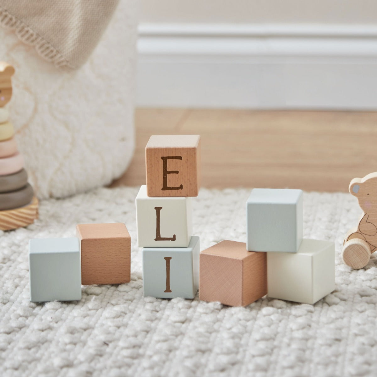 Personalised Baby Name Blocks 