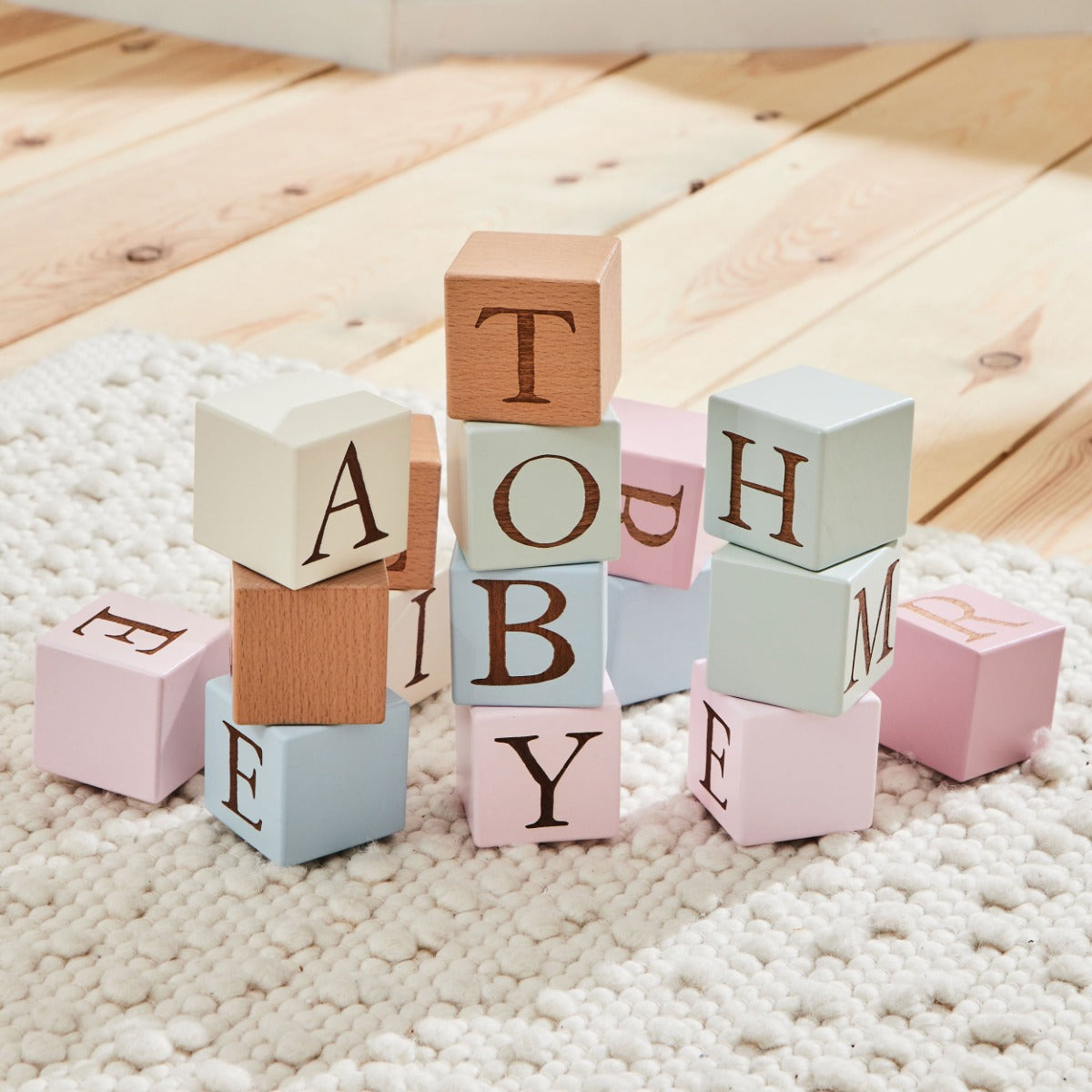 Personalised Baby Name Blocks 