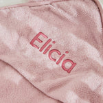 Personalised Pink Hooded Towel