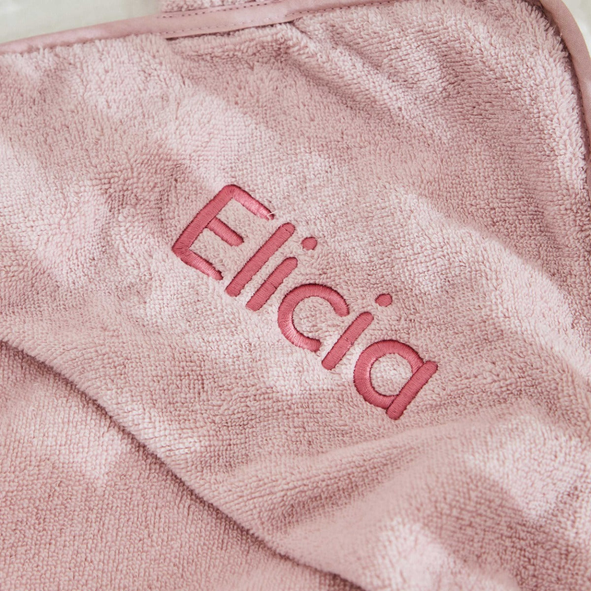 Personalised Pink Hooded Towel