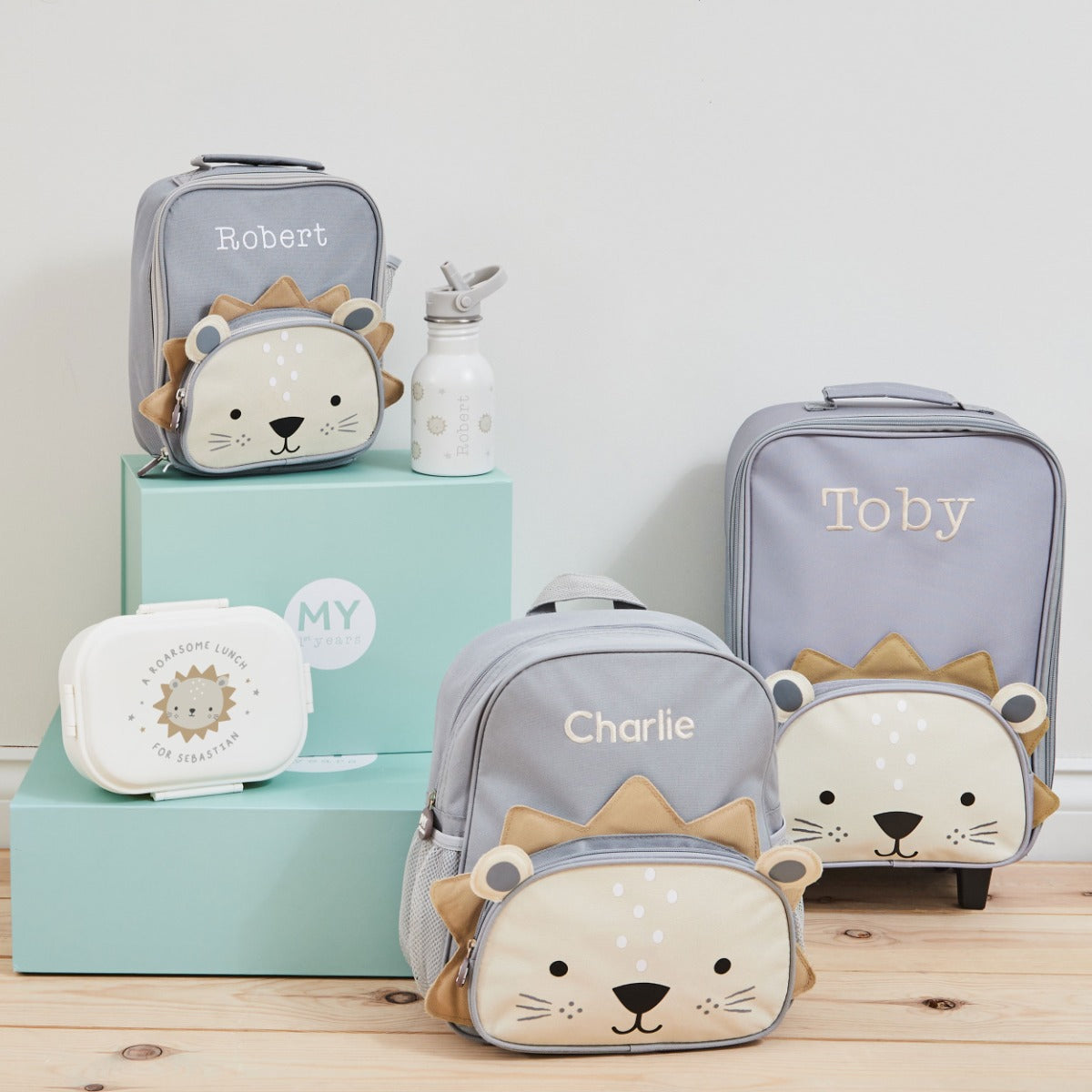 Personalised Lion Medium Backpack