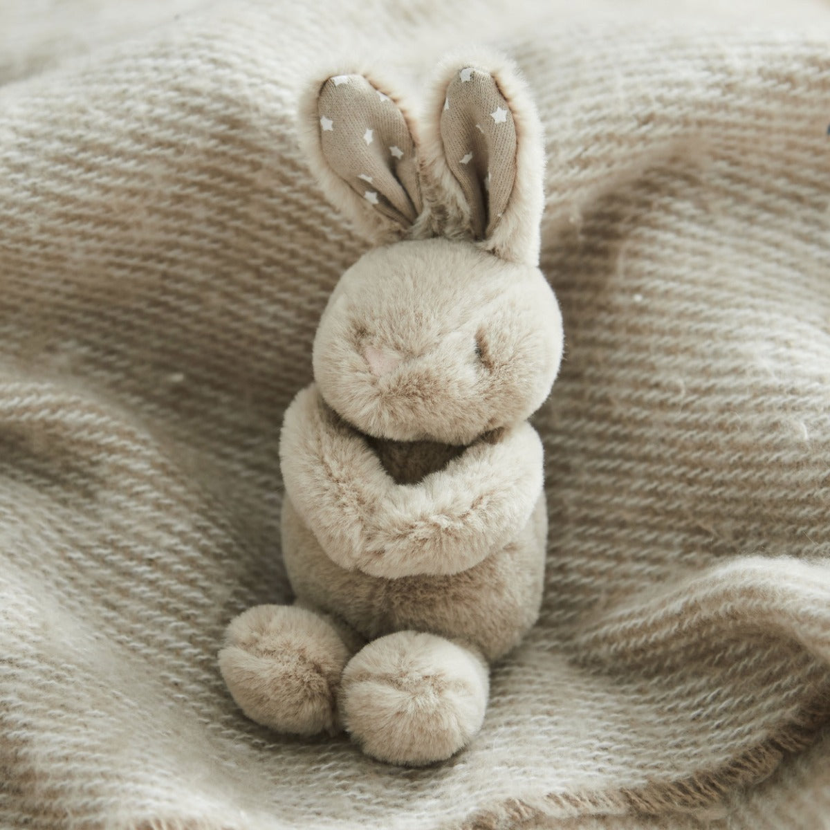Mini Taupe Bunny Soft Toy