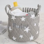 Mini Grey Star Storage Bag