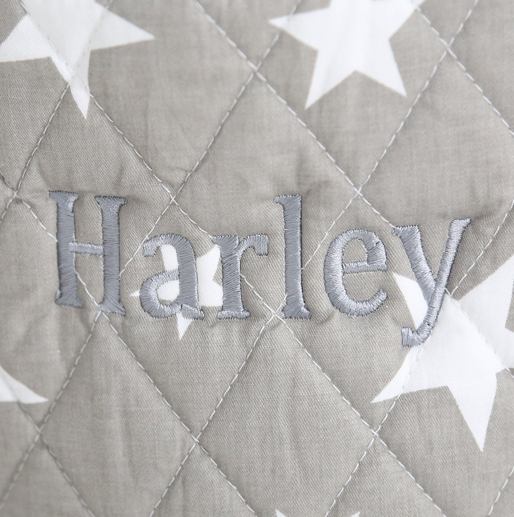 Mini Grey Star Storage Bag
