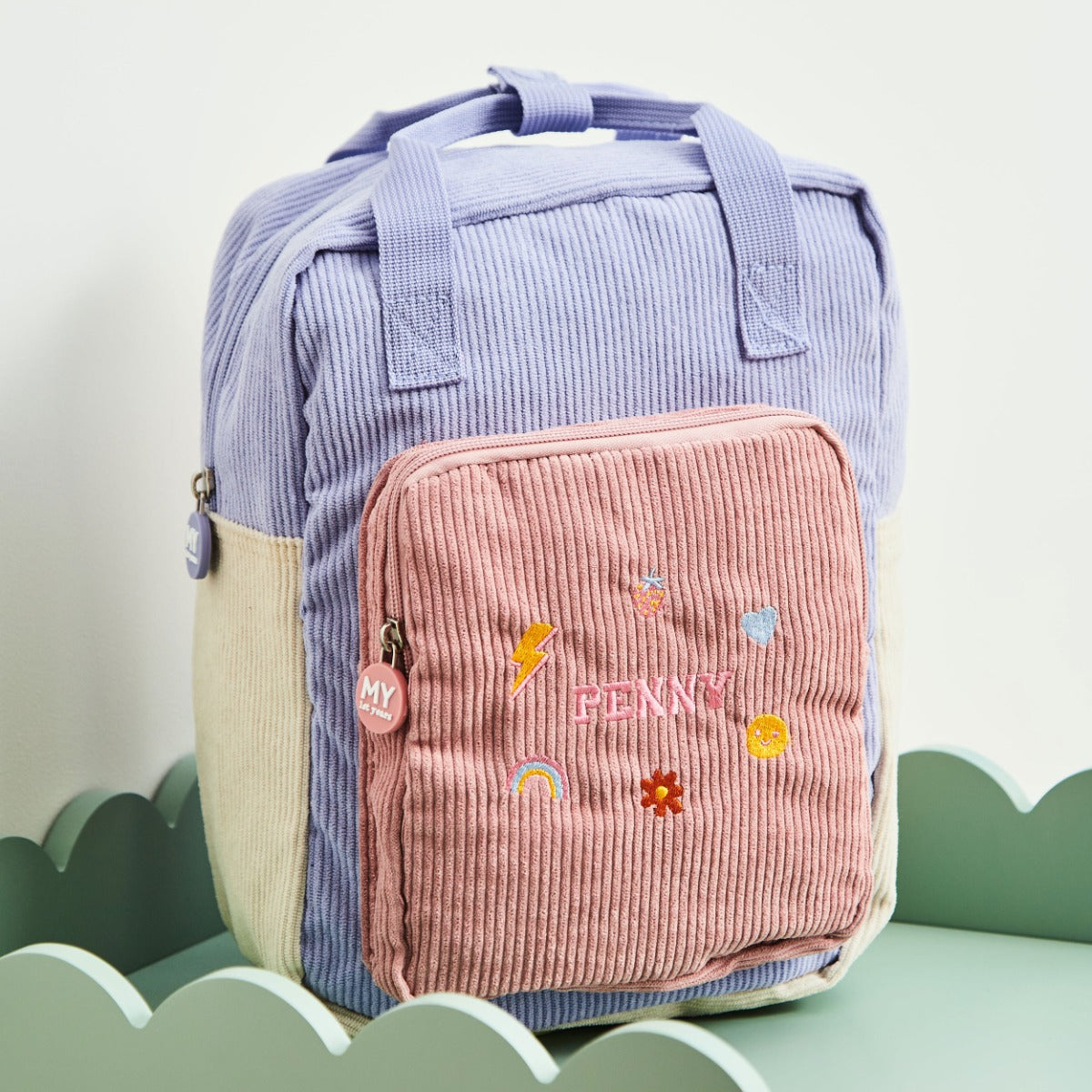 My Kids Personalised Icon Medium Grab Handle Backpack