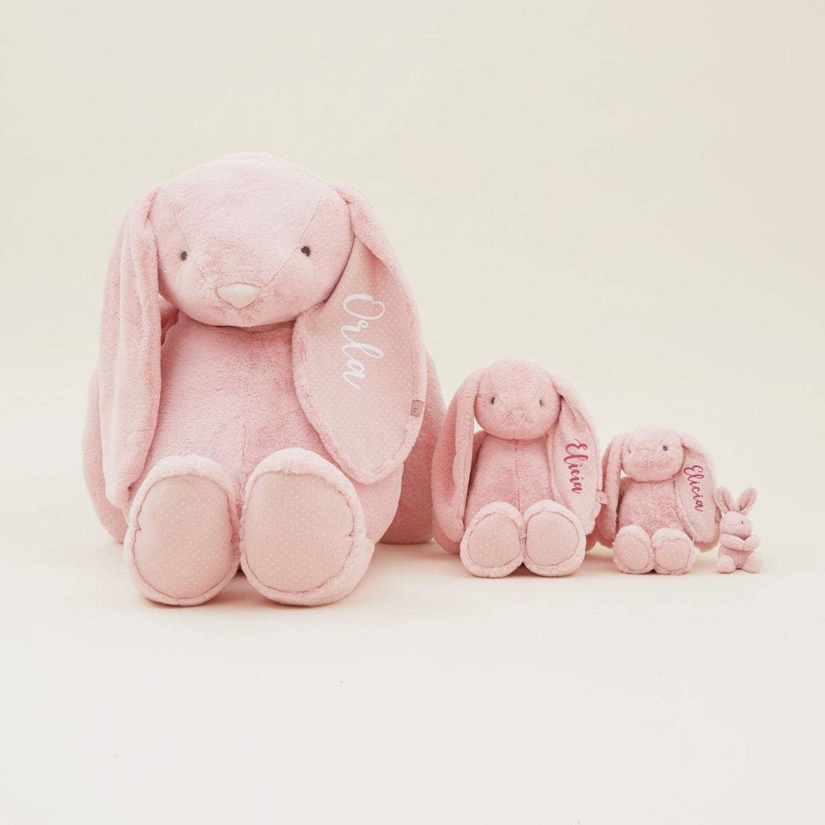 Personalised Supersized Pink Bunny Soft Toy