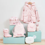 Personalised Pink Spot Tiny Backpack