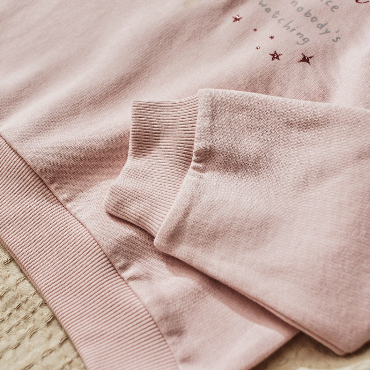 Personalised Pink Reindeer Christmas Sweatshirt 