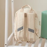 Personalised Big Name Embroidered Ecru Cord Mini Backpack