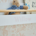 Personalised Flopsy Bunny™ Wooden Shelves