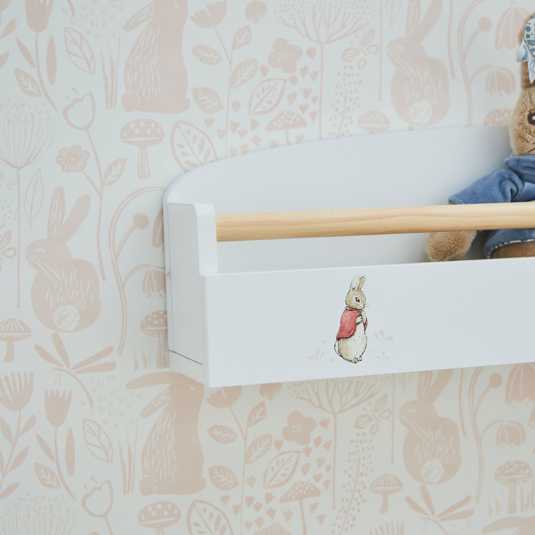 Personalised Flopsy Bunny™ Wooden Shelves