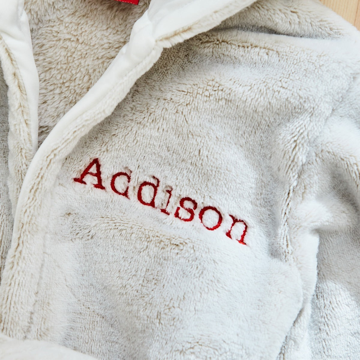 Personalised Reindeer Fleece Dressing Gown