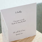 Personalised My Hero Father's Day Square Greeting Card 