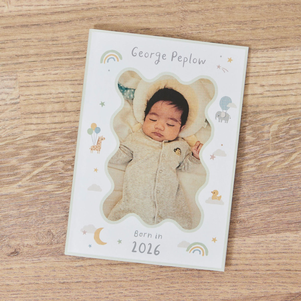 Personalised Born In 2026 Photo Card