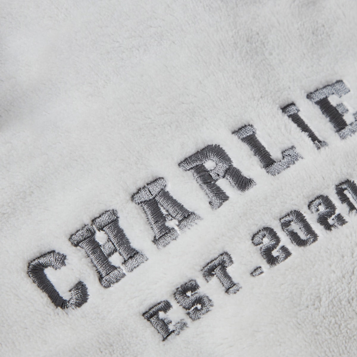 My Kids Personalised Football Grey Fleece Robe 