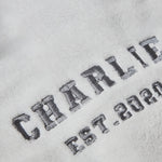 My Kids Personalised Football Grey Fleece Robe 