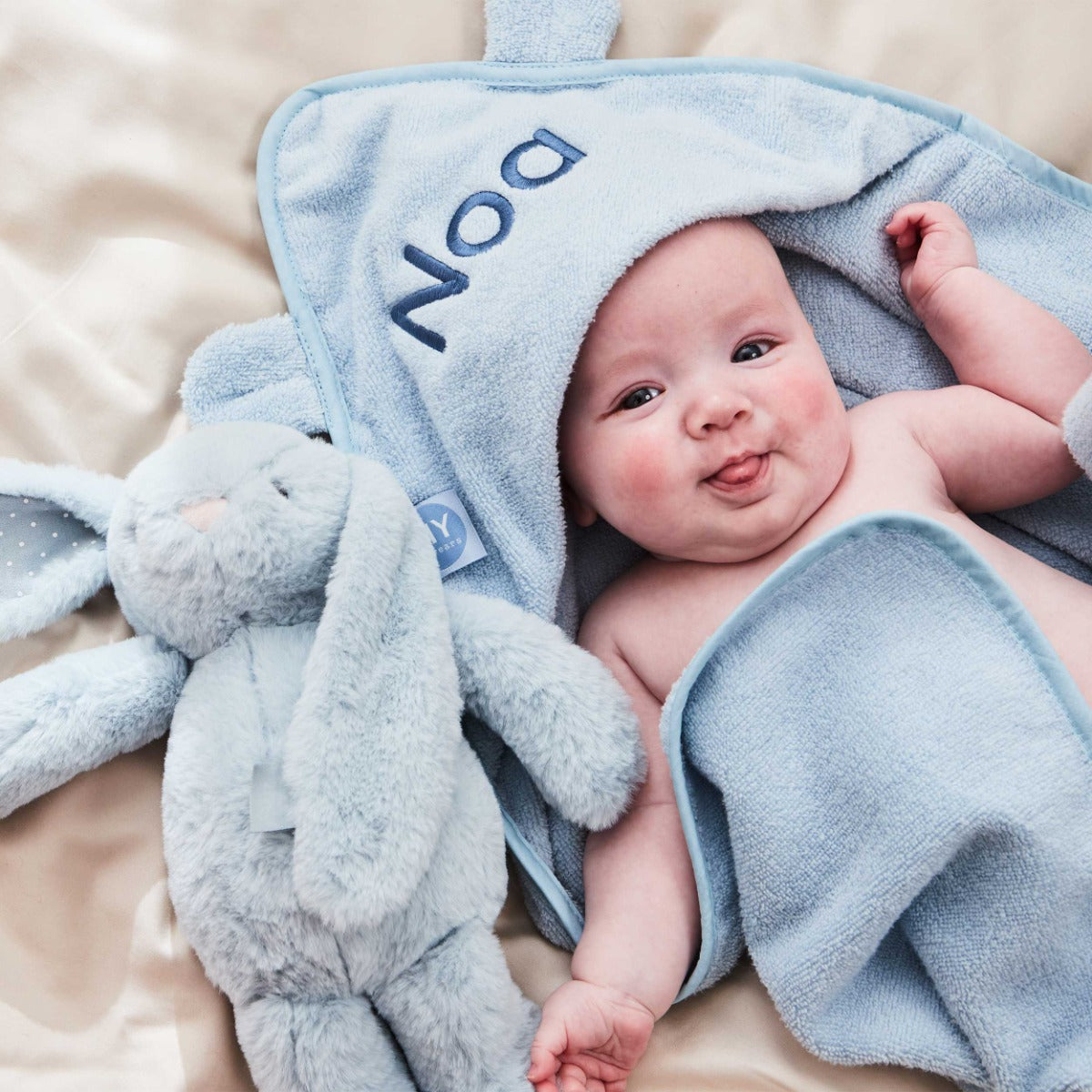Personalised New Baby Essentials Gift Set - Blue