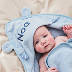 Personalised Blue Splash, Snuggle & Cuddle Gift Set
