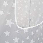 Personalised Grey Star Play Tent Detail