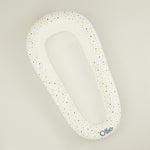 Personalised Purflo 'Scandi Spot' Baby Bed