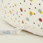 Personalised Purflo 'Scandi Spot' Baby Bed Zip