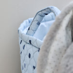 Personalised Medium Blue Polka Dot Storage Bag