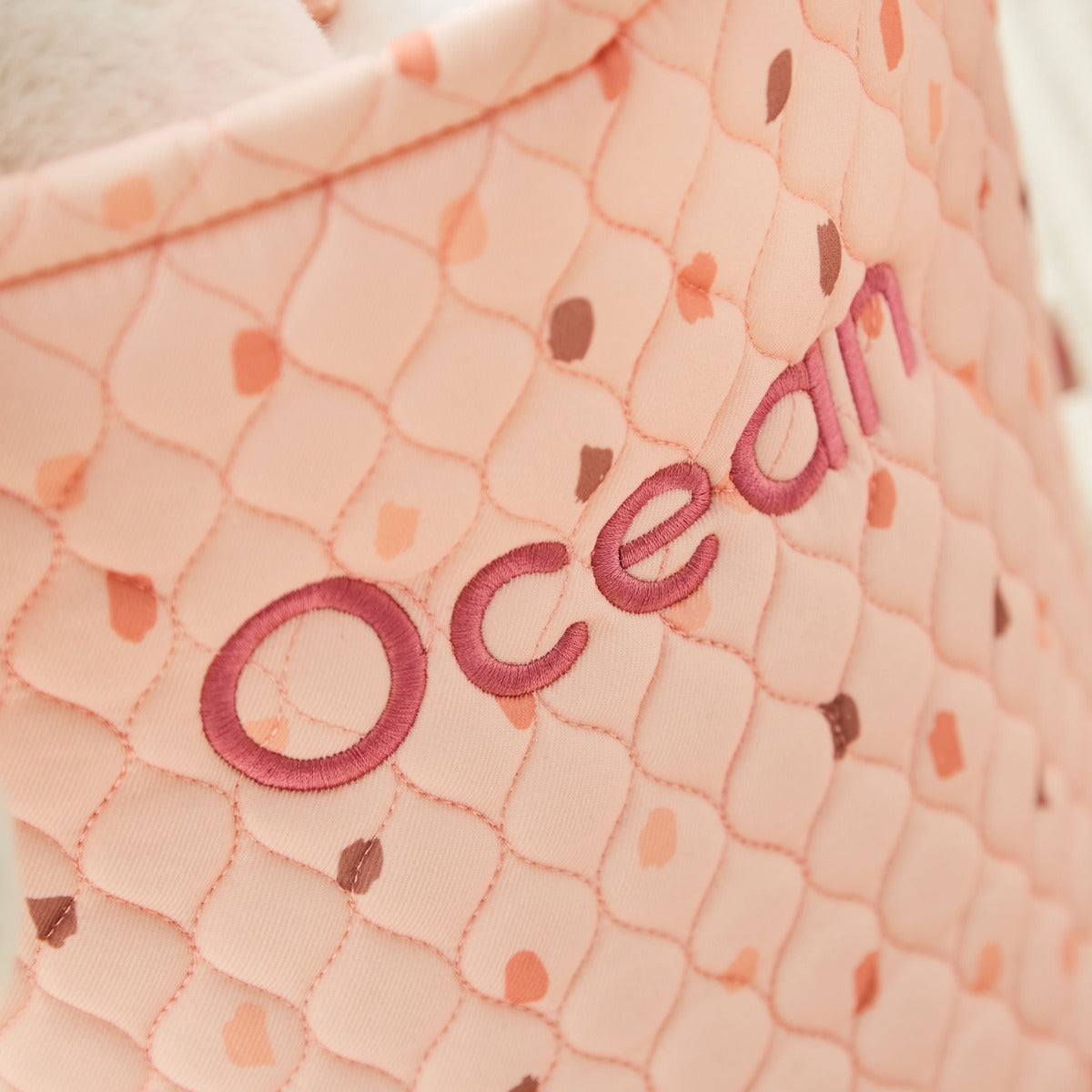 Personalised Medium Pink Polka Dot Storage Bag