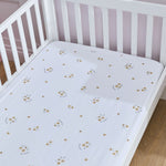 Personalised Yellow Floral All-Over Fitted Sheet