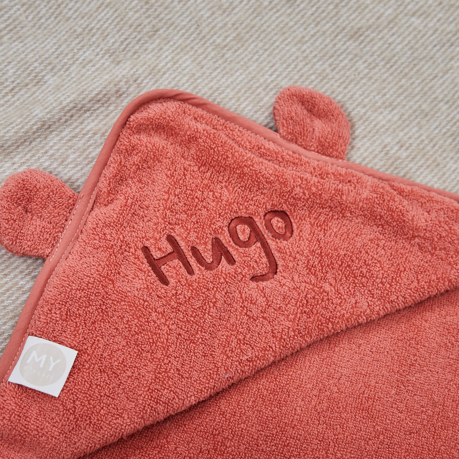 Personalised Pumpkin Small Hooded Towel 