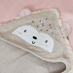Personalised Hedgehog Hooded Towel