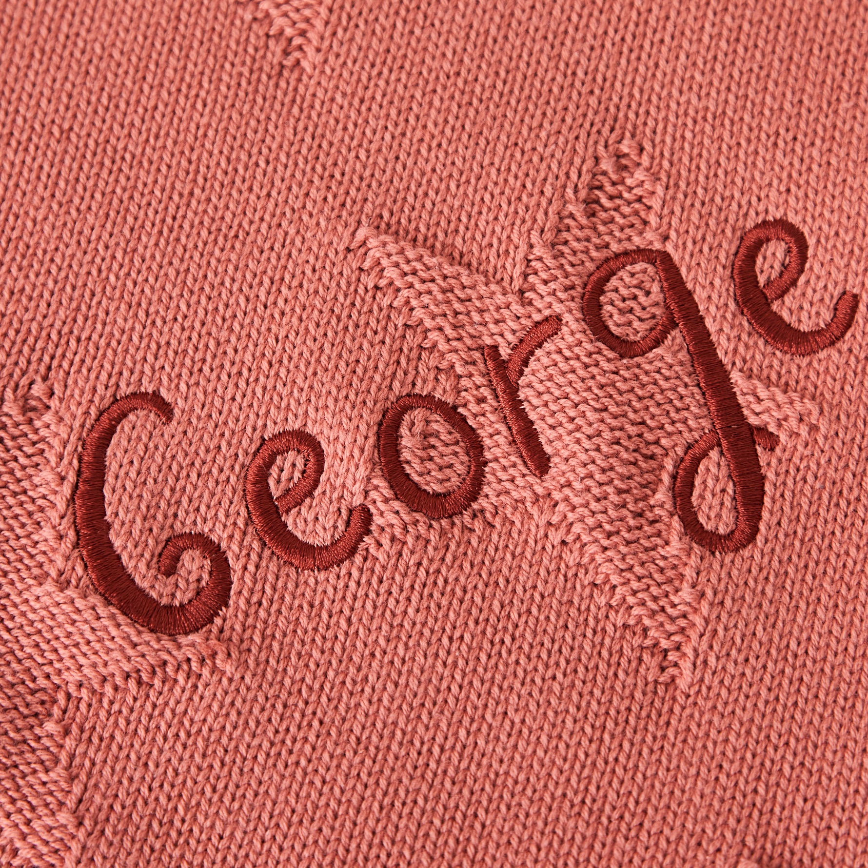Personalised Pumpkin Star Jacquard Blanket