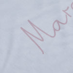 Personalised Sweet Pink Flower Jersey Blanket